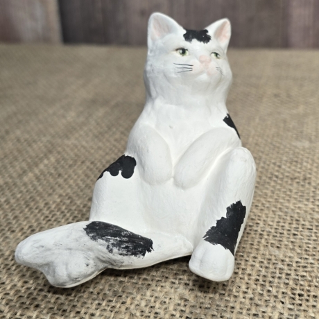 Katzen Figur - Keramik - Handarbeit
