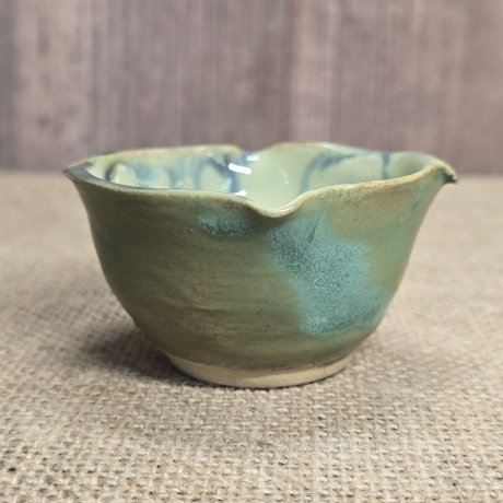 Kleine Keramik Schale-  Dipschale - Handarbeit