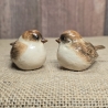 Spatz aus Keramik - Vogel - Handarbeit -