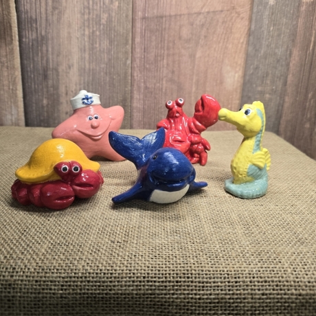 Seestern aus Keramik - Sammelfigur - Handarbeit