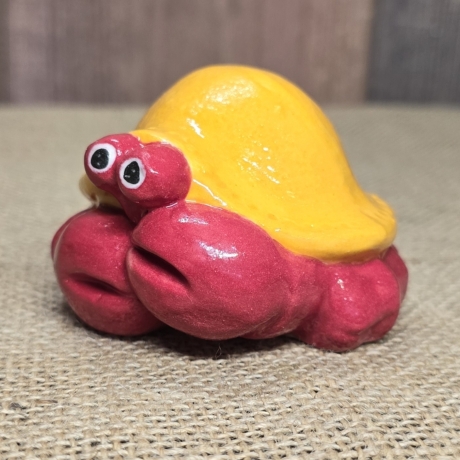 Krebs aus Keramik - Sammelfigur - Handarbeit