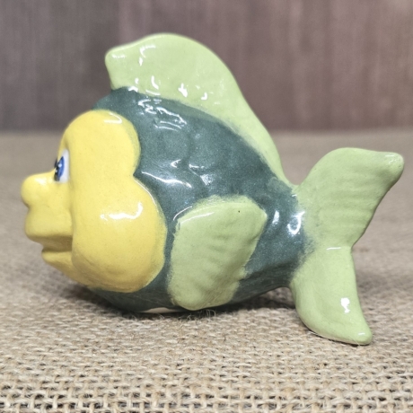 Fisch aus Keramik - Sammelfigur - Handarbeit - Figur