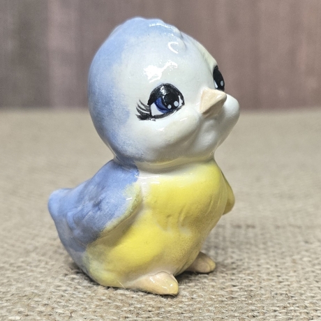 Vogel aus Keramik - Bluebirds - Küken - Handarbeit