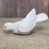Taube aus Keramik - Vogel - Handarbeit -