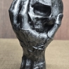 Deko Figur - Totenkopf - Skull - Hand und Schädel - Halloween