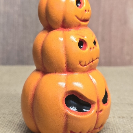 Kürbis Figur- Halloween - Dekoration - Handarbeit