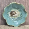 Schale aus Keramik - Schnecke  - Handarbeit - 