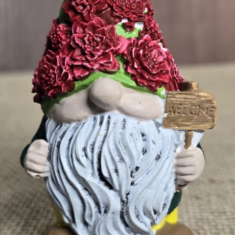 Deko Figur - Zwerg Welcome - Bunt -