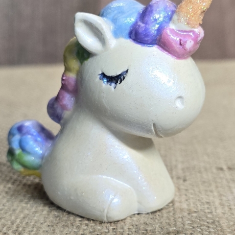 Deko Figur - Regenbogen Einhorn 