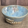 Keramik Vase - Schale - Meeresstil - Muscheln - Seestern