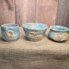 Keramik Vase - Schale - Meeresstil - Muscheln - Seestern