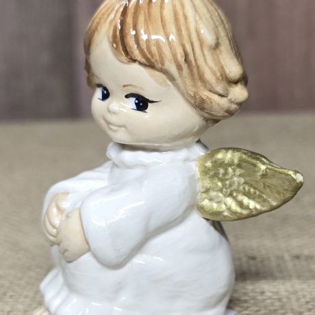 Engel aus Keramik - Schutzengel 1 - Handarbeit