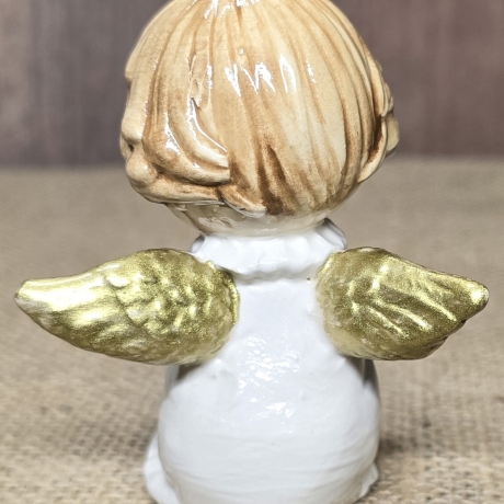 Engel aus Keramik - Schutzengel 1 - Handarbeit