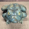 Keramik Frosch - Große Kröte - Handarbeit - Glasiert