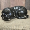 Hund aus Keramik - Welpe - Handarbeit - glasiert