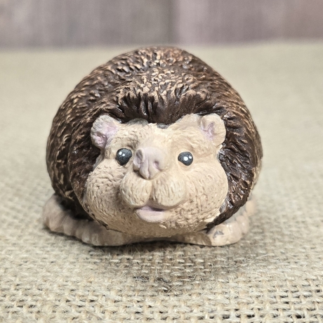 Igel aus Keramik - Deko Sammelfigur - Handarbeit