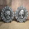 Totenkopf Mann/Frau - Skelett - Silber -