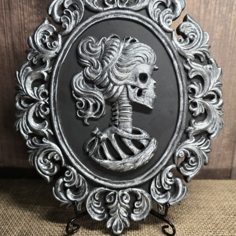 Totenkopf Mann/Frau - Skelett - Silber -