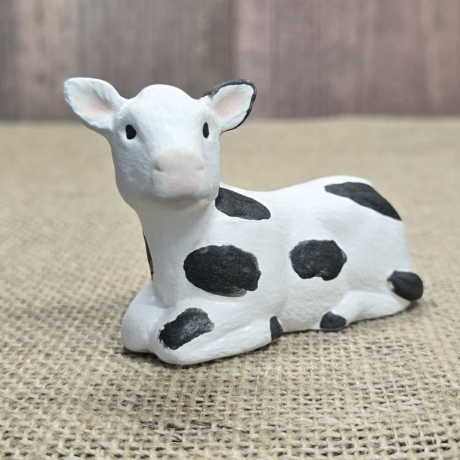 Kuh aus Keramik - Stehend und Liegend - Deko   Figur - Garten -