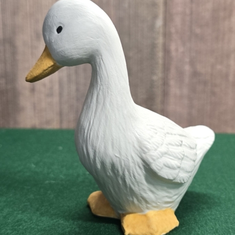 Ente aus Keramik - Gartendekoration - Handarbeit -