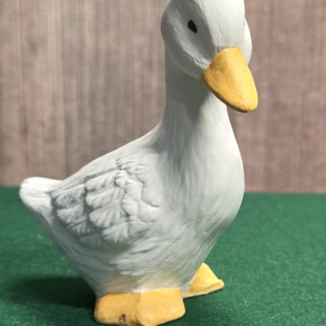 Ente aus Keramik - Gartendekoration - Handarbeit -