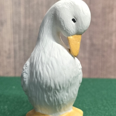 Ente aus Keramik - Gartendekoration - Handarbeit -