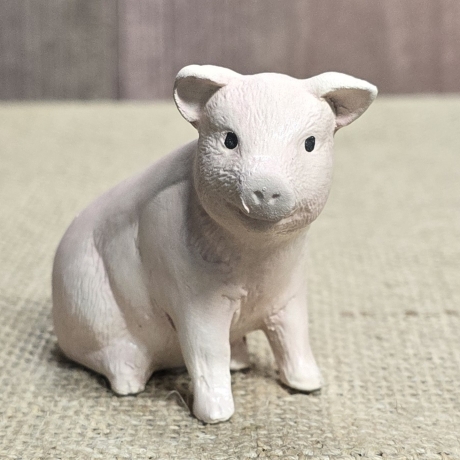 Ferkel aus Keramik - Gartendeko - Figuren - Schwein - Bauernhof