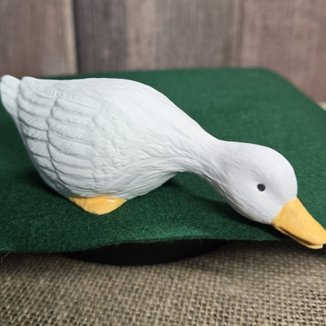 Ente aus Keramik - Handarbeit - Bauernhof - Gartendekoration