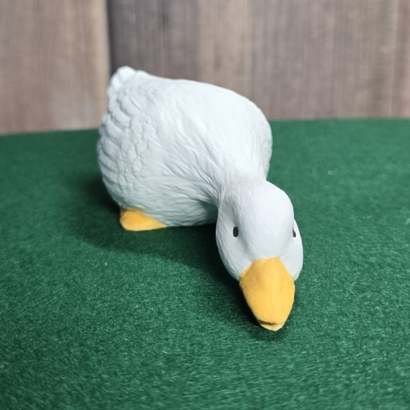 Ente aus Keramik - Handarbeit - Bauernhof - Gartendekoration