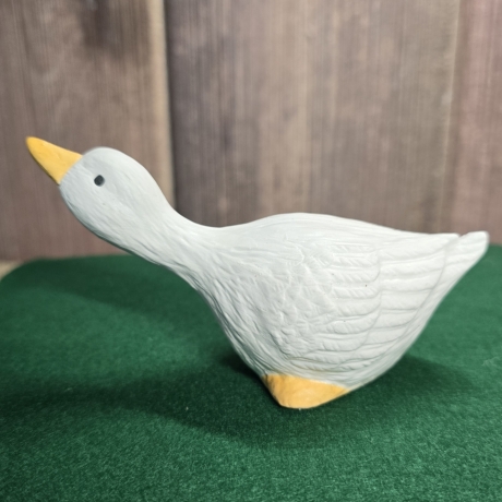 Ente aus Keramik - Handarbeit - Bauernhof - Gartendekoration
