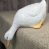 Ente aus Keramik - Kantenhocker - Bauernhof - Gartendekoration