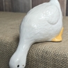 Ente aus Keramik - Kantenhocker - Bauernhof - Gartendekoration