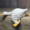 Ente aus Keramik - Kantenhocker - Bauernhof - Gartendekoration