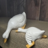 Ente aus Keramik - Kantenhocker - Bauernhof - Gartendekoration