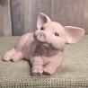 Deko Figur aus Keramik - Mama -Schwein -