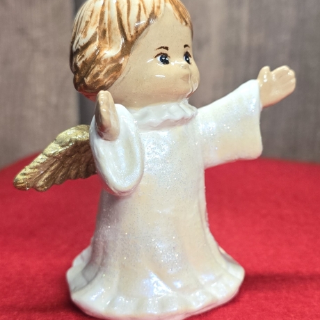 Schutzengel aus Keramik - Engel 2 - Handarbeit