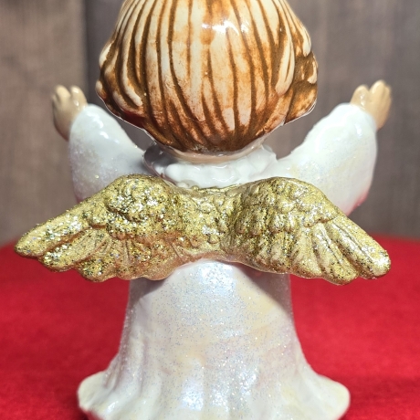 Schutzengel aus Keramik - Engel 2 - Handarbeit