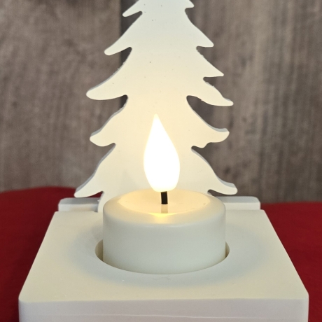 Einschieber für Teelichthalter - Tannenbaum Klein - Tischdeko