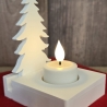Einschieber für Teelichthalter - Tannenbaum Klein - Tischdeko