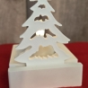 Einschieber für Teelichthalter - Tannenbaum Klein - Tischdeko