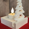 Einschieber für Teelichthalter - Tannenbaum Klein - Tischdeko