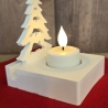 Einschieber für Teelichthalter - Tannenbaum Klein - Tischdeko