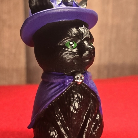 Katzenfigur - Hexenkatze - Gothic Deko -
