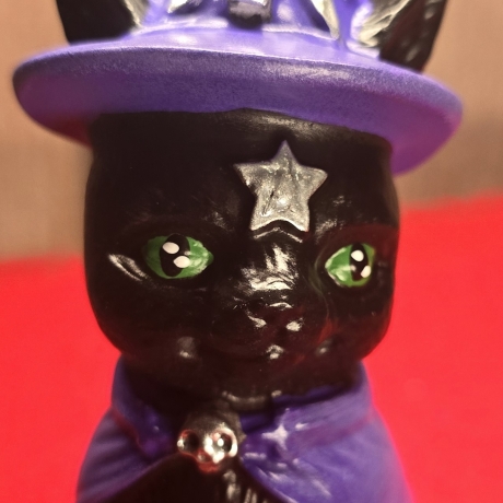 Katzenfigur - Hexenkatze - Gothic Deko -