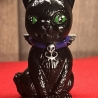 Katzenfigur - Vampirkatze - Gothic Deko -