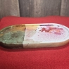 Bunte Deko-Schale aus Epoxidharz und Xyrarock.