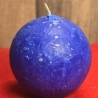 Dekorative Kerzen - Blau - Kugel Klein