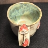 Keramik Becher - Pilze - Handgeformt