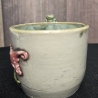 Keramik Becher - Pilze und Frosch - Handgeformt