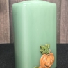 Dekorative Kerze -  3D Wachsmotiv - Kürbis - Halloween